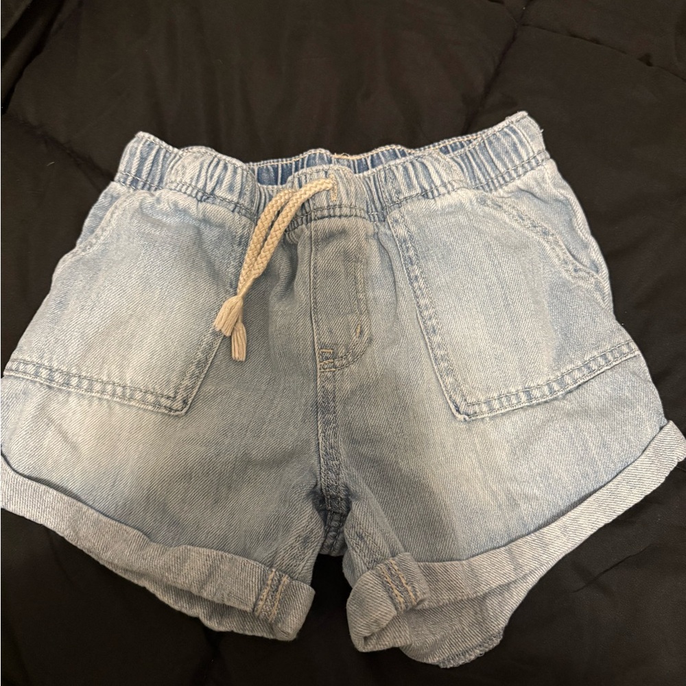 Kids Light Blue Denim Shorts